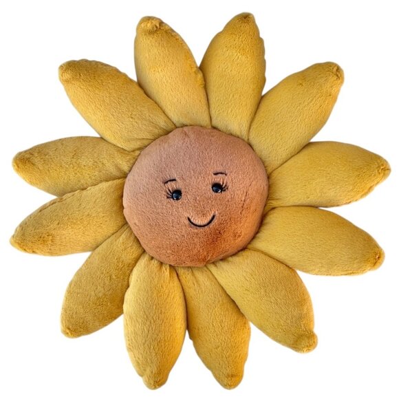 Jellycat Fleury Plush Pillow Toy 15" Polyester Yellow & Brown With Tags Gift - Picture 1 of 12